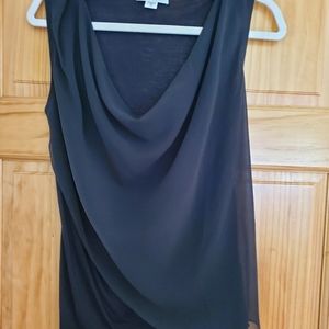 Velvet Black tank, black, medium size